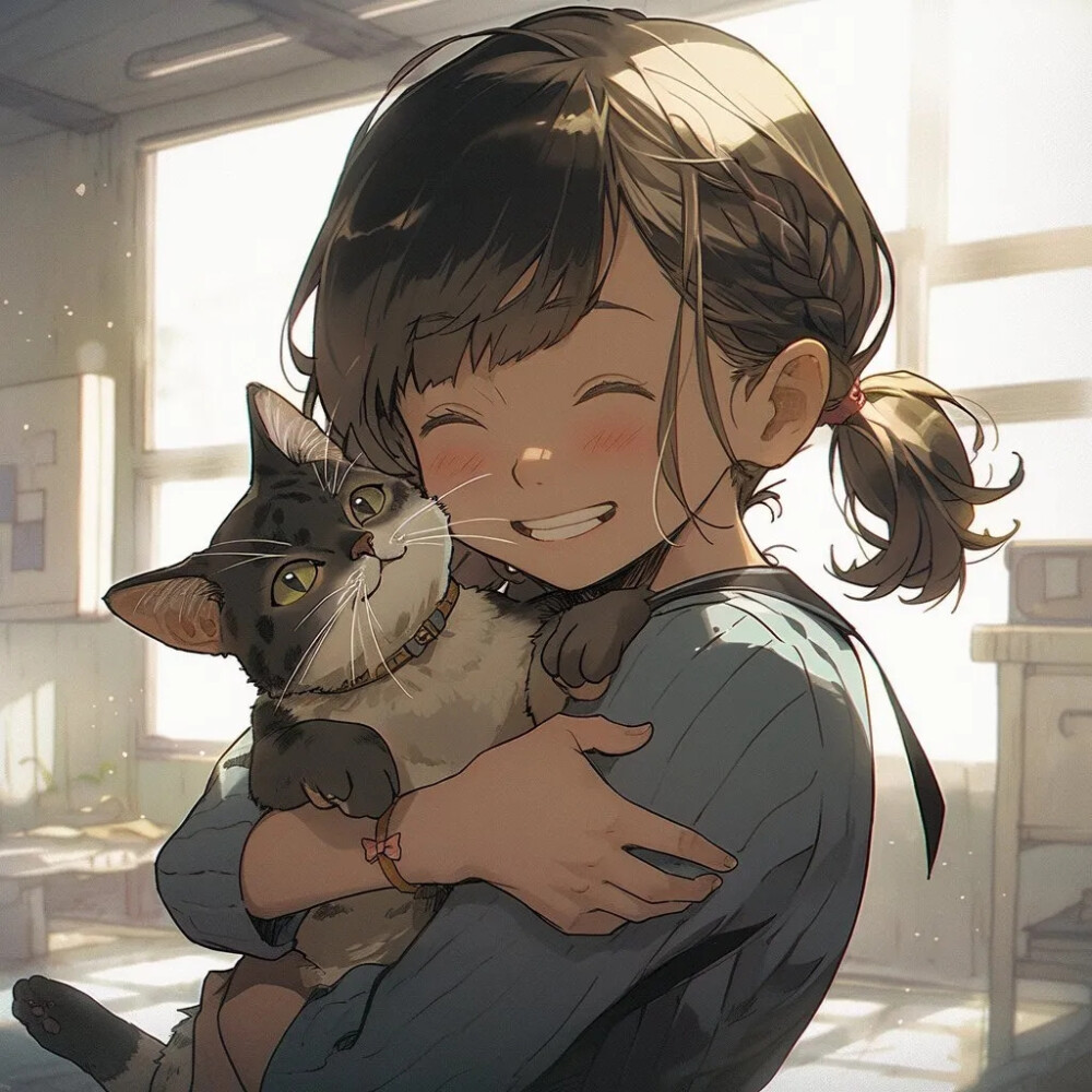 少女与猫