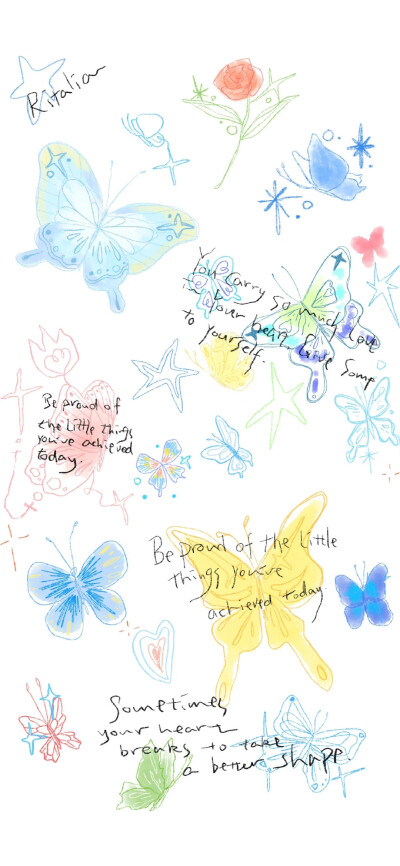 彩色线条涂鸦壁纸
蝴蝶翅膀的小动物
画师:麻袋小熊猫Ritalia