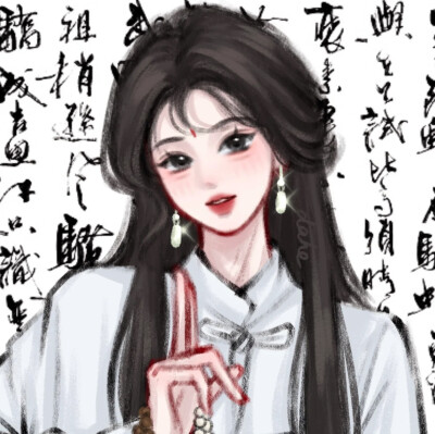 ▸新中式女生头像
"我见青山多妩媚，料青山见我应如是"