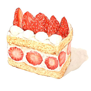 草莓系列美食插画丨画师:KaileneFalls
#插画分享##美食治愈系##少女心##背景图#​