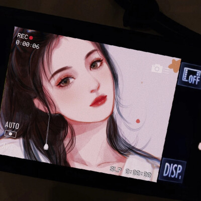 赵丽颖水彩头像
