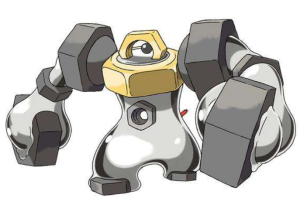 863.美录坦2（美录梅塔） 钢属性~百万吨重拳
        原型: 螺帽+水银