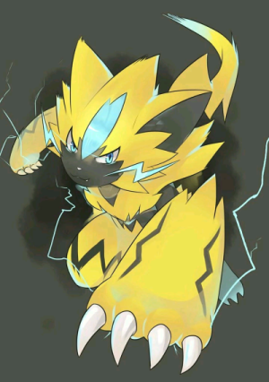 861.捷拉奥拉1(奔雷) 电属性~等离子闪电拳
        原型: 幻影猫