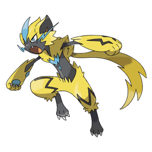 861.捷拉奥拉1(奔雷) 电属性~等离子闪电拳
        原型: 幻影猫