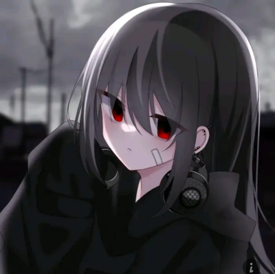 伤心和冷漠的头像。