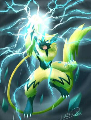 861.捷拉奥拉1(奔雷) 电属性~等离子闪电拳
        原型: 幻影猫