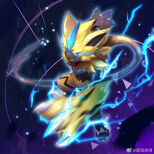 861.捷拉奥拉1(奔雷) 电属性~等离子闪电拳
        原型: 幻影猫