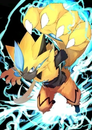 861.捷拉奥拉1(奔雷) 电属性~等离子闪电拳
        原型: 幻影猫