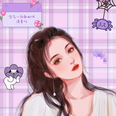 赵丽颖水彩头像