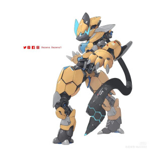 861.捷拉奥拉1(奔雷) 电属性~等离子闪电拳
        原型: 幻影猫