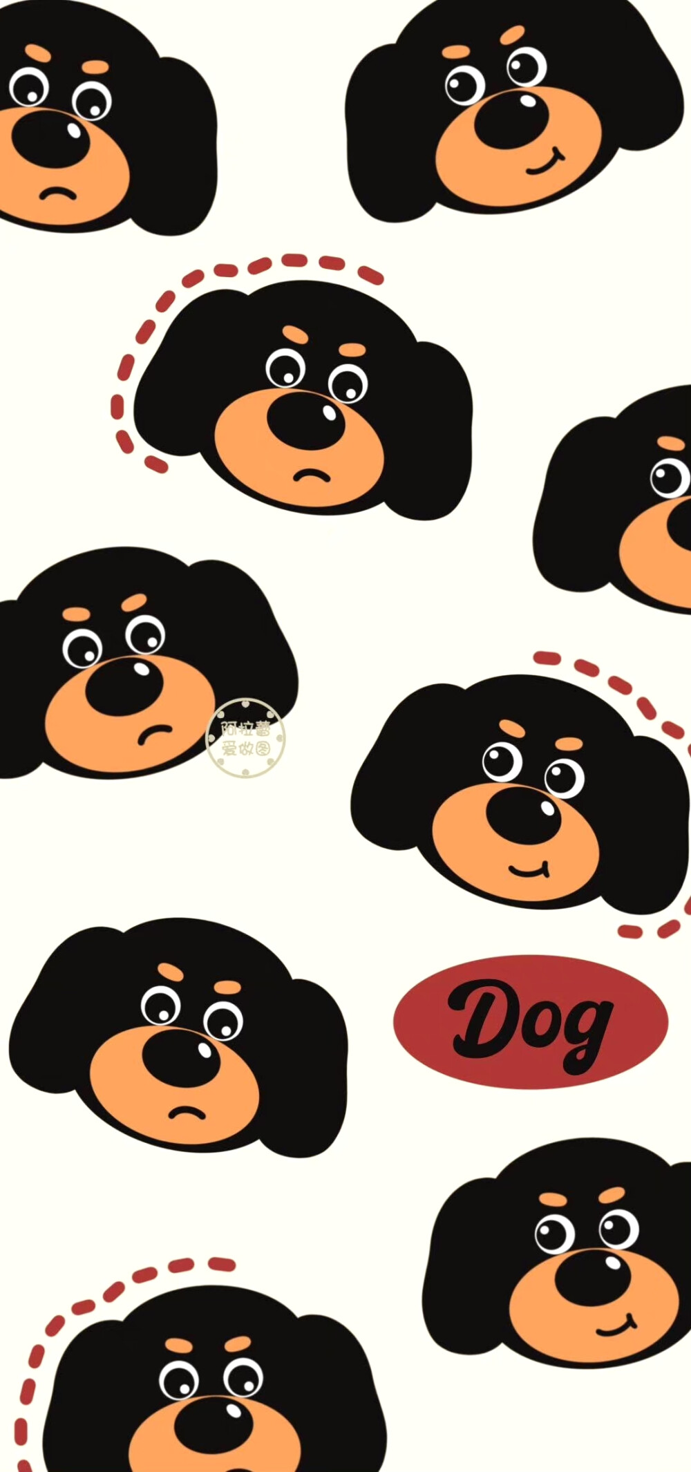 别处搬运的腊肠狗壁纸，有水印自去