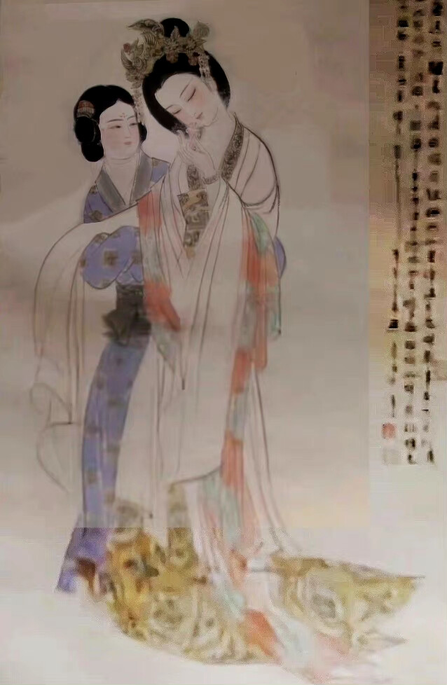 刘旦宅——海棠春睡图