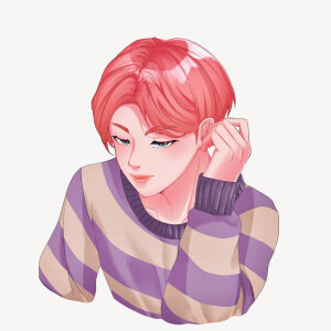 朴智旻手绘，搜图不易，留图请点赞，专辑内所有图片均有才阿米所绘，我只是图片搬运工，只留作欣赏