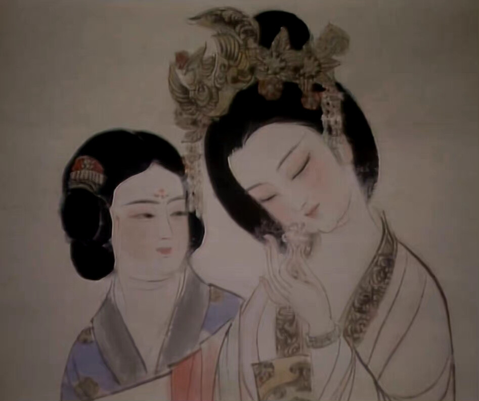 刘旦宅——海棠春睡图