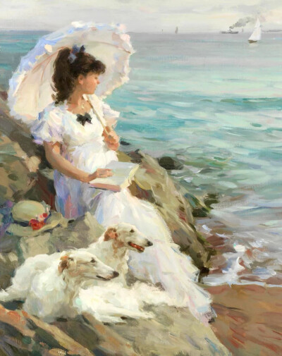 克罗托夫油画中的夏日风