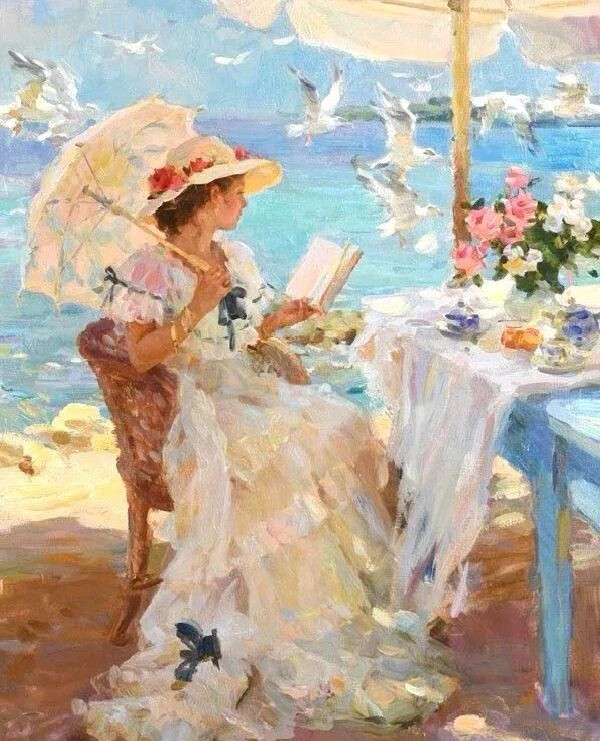 克罗托夫油画中的夏日风