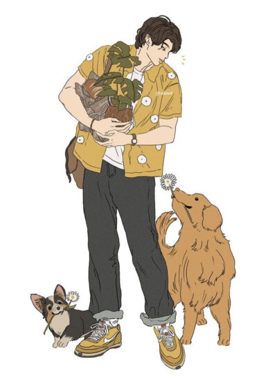 金南俊手绘,搜图不易，留图请点赞，专辑内所有图片均有才阿米所绘，我只是图片搬运工，只留作欣赏