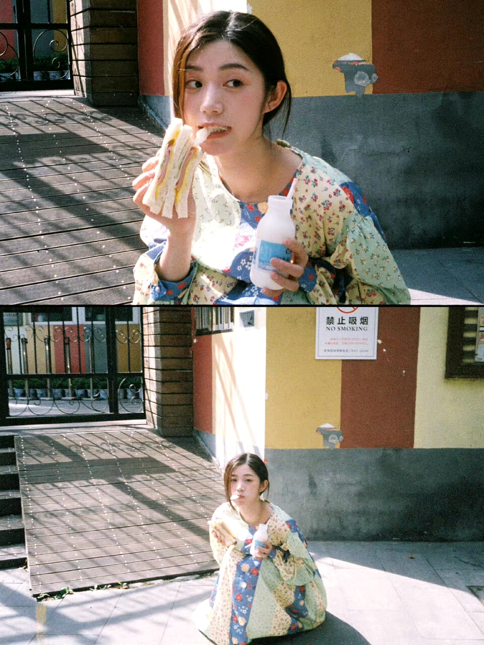 老社区生活感胶片
出镜：@一碗杜珺
摄影: @晓飞锅锅_
#杭州约拍##宁波约拍##上海约拍# ​​​