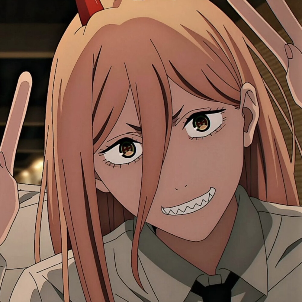 电锯人头像，帕瓦头像