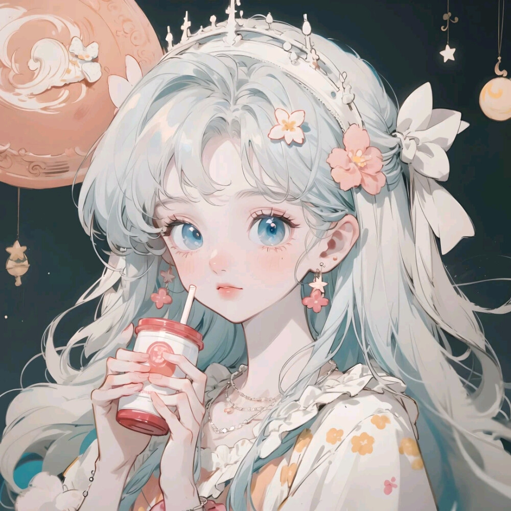 古风动漫手绘绘画女生女头头像可爱高冷气质卡通