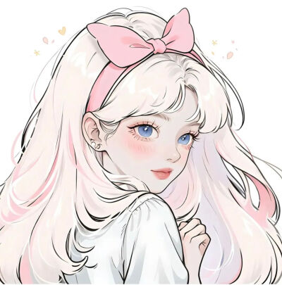 可爱 卡通 女生头像