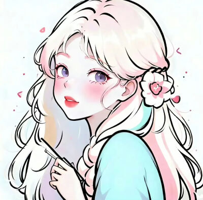 可爱 卡通 女生头像