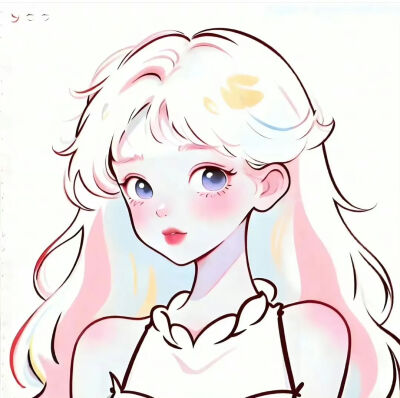 可爱 卡通 女生头像