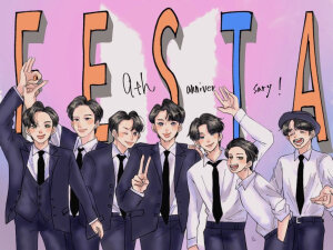 bts手绘,搜图不易，留图请点赞，专辑内所有图片均有才阿米所绘，我只是图片搬运工，只留作欣赏