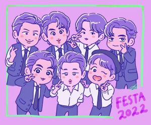 bts手绘,搜图不易，留图请点赞，专辑内所有图片均有才阿米所绘，我只是图片搬运工，只留作欣赏