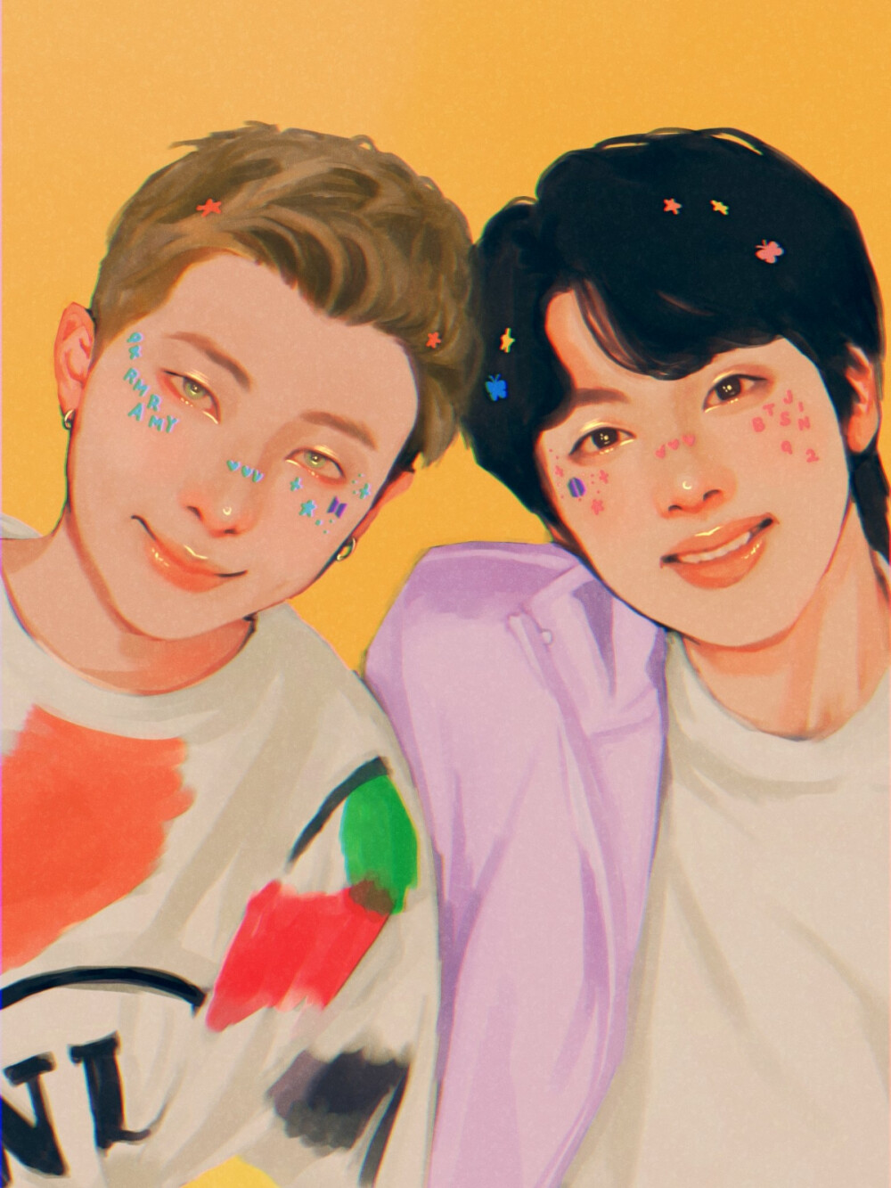 南硕cp 手绘，搜图不易，留图请点赞，专辑内所有图片均有才阿米所绘，我只是图片搬运工，只留作欣赏