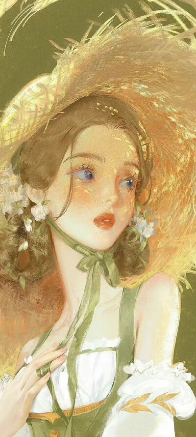 可爱 唯美 动漫 清新 插画手机壁纸