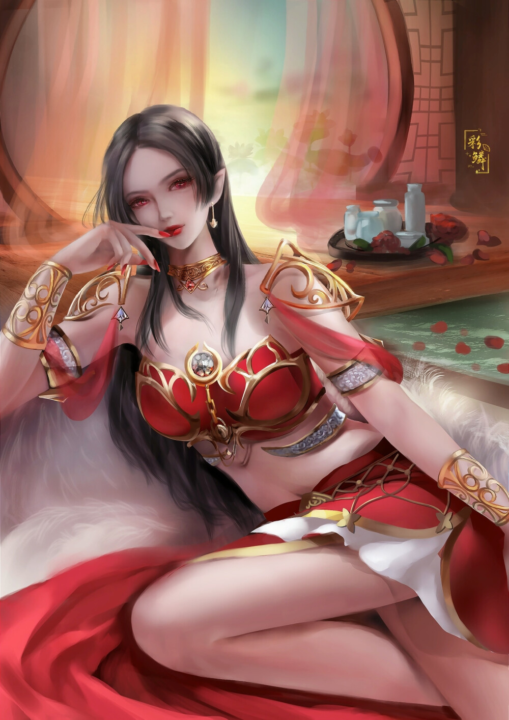 斗破苍穹，美杜莎女王，彩鳞