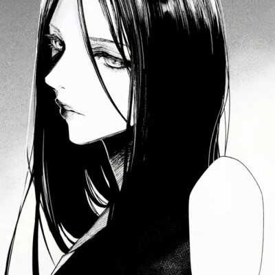 黑白动漫头像