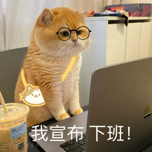 Share｜可爱猫咪表情包
-
我的一天 上班:老板骂我 下班:我骂老板