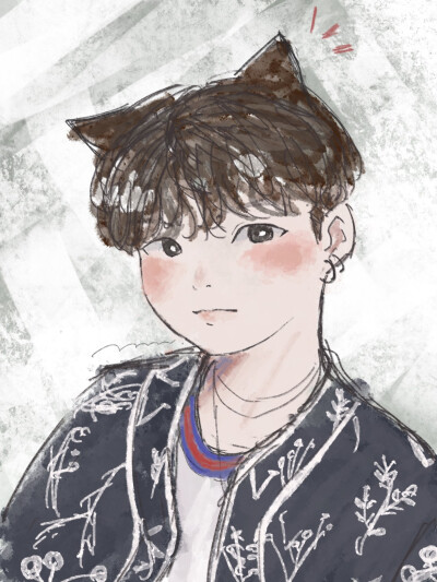 闵玧其手绘，搜图不易，留图请点赞，专辑内所有图片均有才阿米所绘，我只是图片搬运工，只留作欣赏