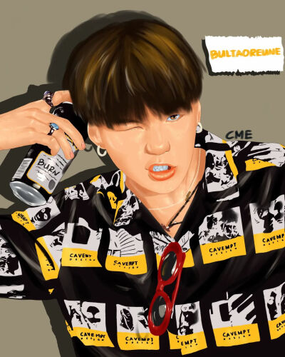 闵玧其手绘，搜图不易，留图请点赞，专辑内所有图片均有才阿米所绘，我只是图片搬运工，只留作欣赏