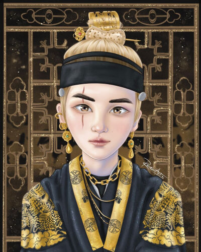 闵玧其手绘，搜图不易，留图请点赞，专辑内所有图片均有才阿米所绘，我只是图片搬运工，只留作欣赏