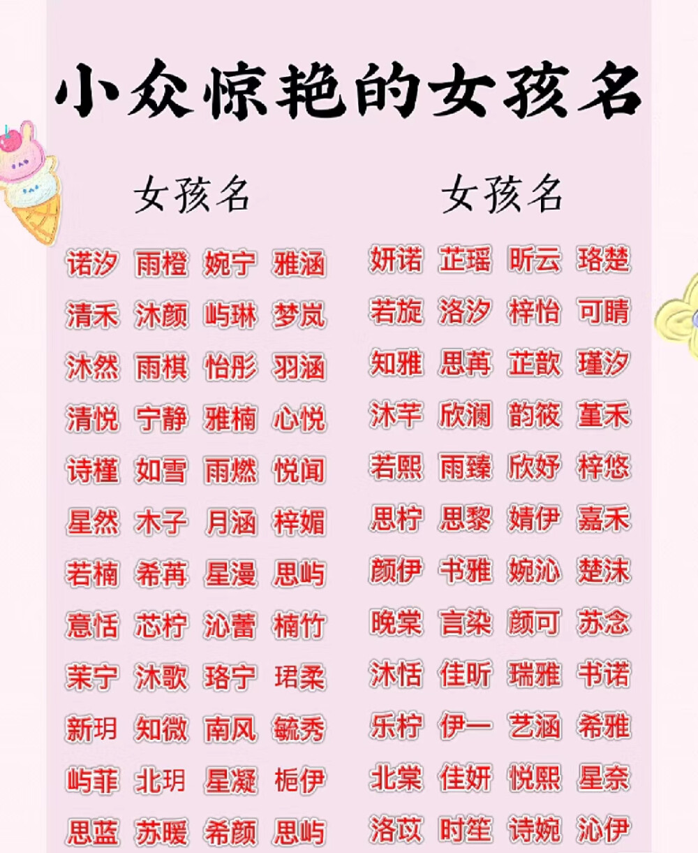 好听的名字