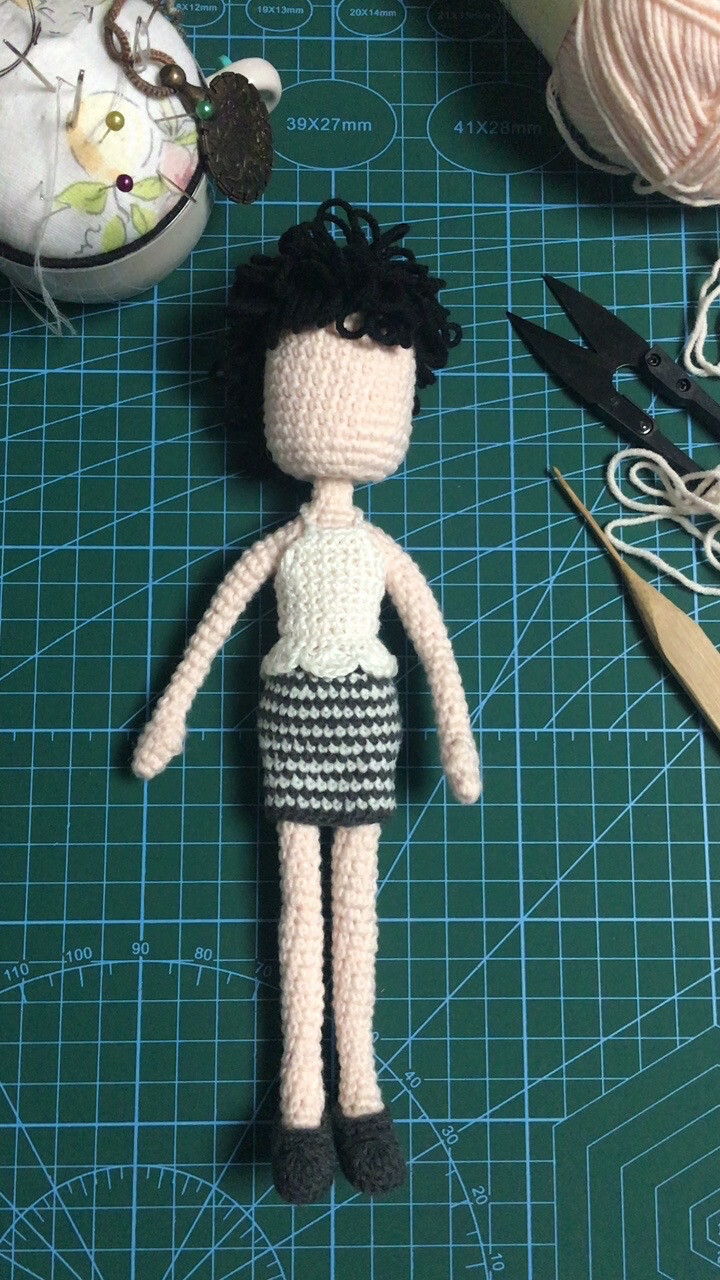 给素体娃娃的几套衣服