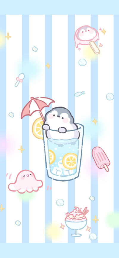 夏日清凉蓝色壁纸
图源➭YKACM小以