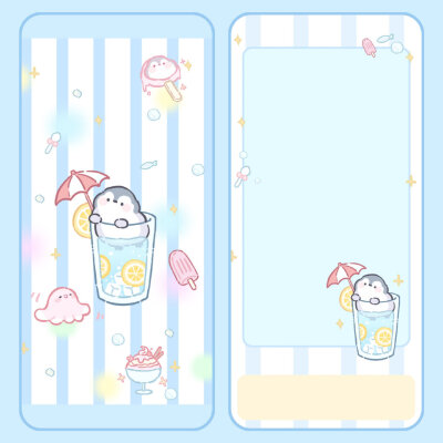 夏日清凉蓝色壁纸
图源➭YKACM小以