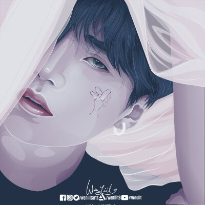 闵玧其手绘，搜图不易，留图请点赞，专辑内所有图片均有才阿米所绘，我只是图片搬运工，只留作欣赏