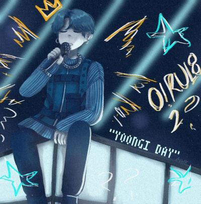 闵玧其手绘，搜图不易，留图请点赞，专辑内所有图片均有才阿米所绘，我只是图片搬运工，只留作欣赏