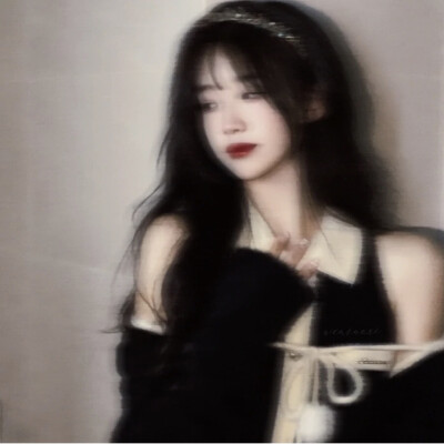 模糊氛围感女头