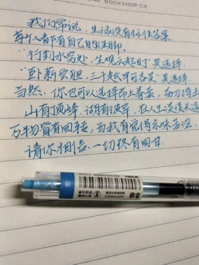 毛笔字