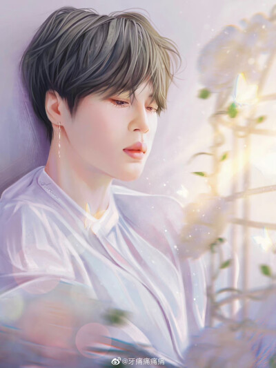 朴智旻手绘， 搜图不易，留图请点赞，专辑内所有图片均有才阿米所绘，我只是图片搬运工，只留作欣赏