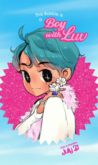 金泰亨手绘，搜图不易，留图请点赞，专辑内所有图片均有才阿米所绘，我只是图片搬运工，只留作欣赏