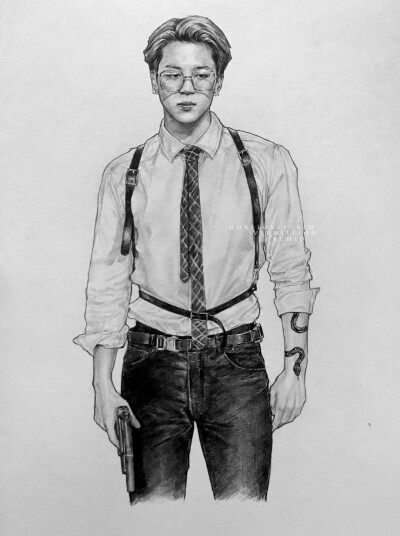 朴智旻手绘， 搜图不易，留图请点赞，专辑内所有图片均有才阿米所绘，我只是图片搬运工，只留作欣赏