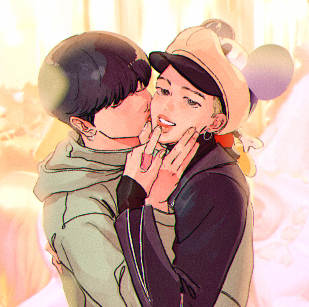 国旻cp手绘搜图不易留图请点赞专辑内所有图片均有才阿米所绘我只是