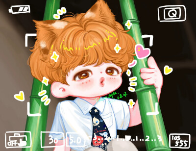 朴智旻手绘， 搜图不易，留图请点赞，专辑内所有图片均有才阿米所绘，我只是图片搬运工，只留作欣赏